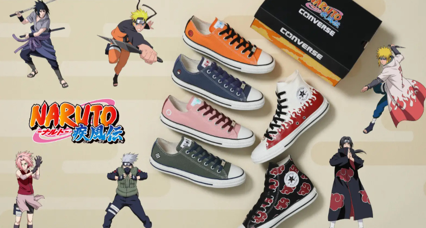 把火之意志穿上街頭！Converse x《火影忍者》 聯名鞋款曝光